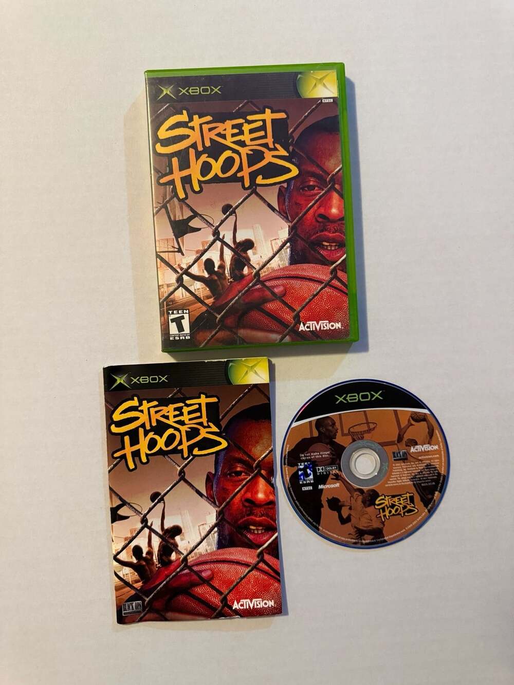 Activision Street Hoops Xbox Video Game Complete in Box